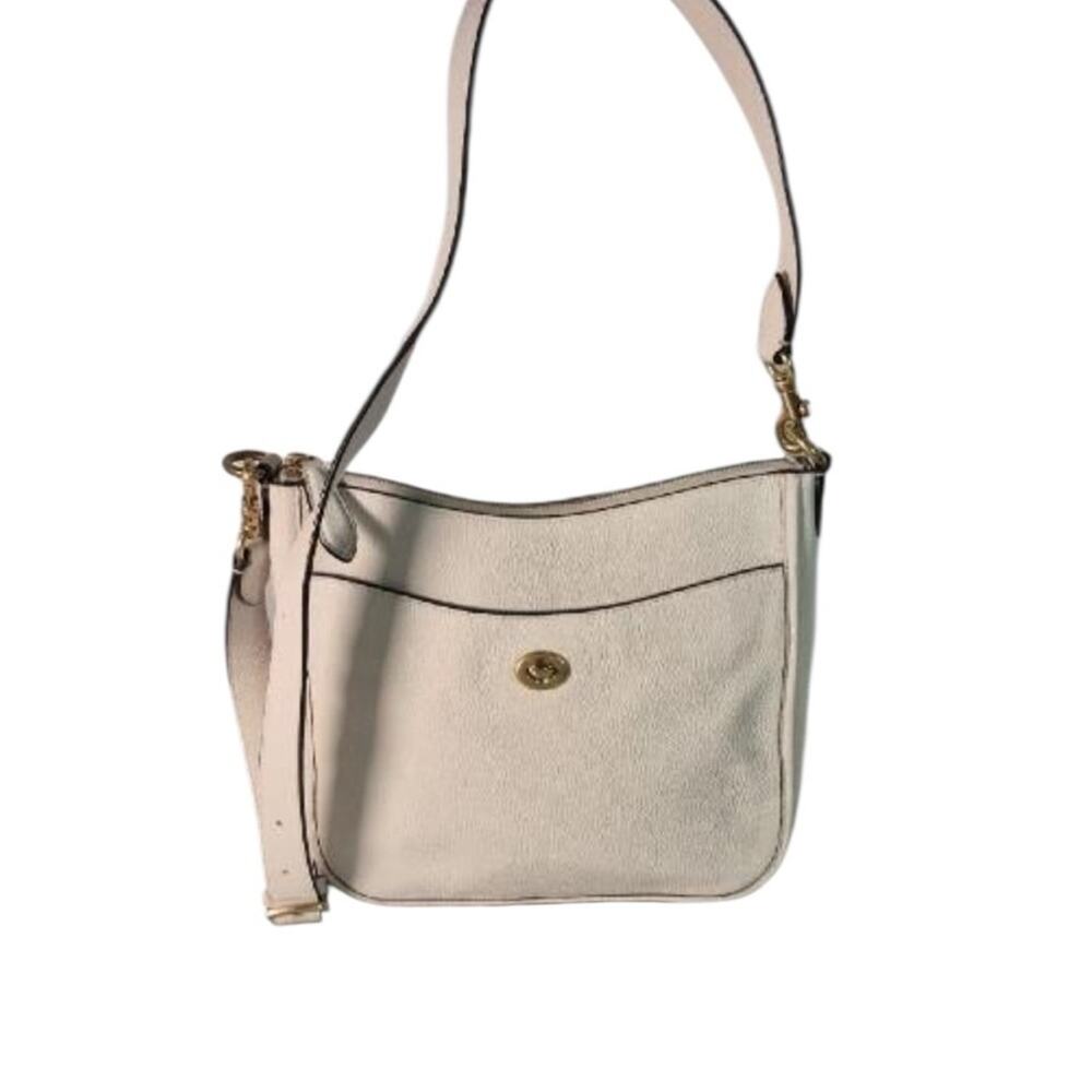 Coach Classic Chaise Cream Leather Shoulder Bag Crossbody